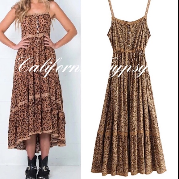 Leopard Bohemian Maxi Dress RESTOCKED🎉 - Picture 3 of 13